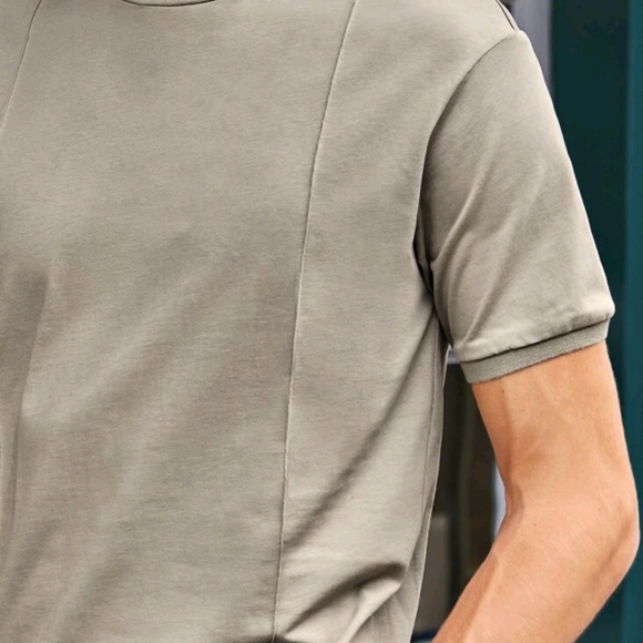 MEN'S FRONT SEAM SHORT SLEEVE SHIRTZ - Picture 2 of 8